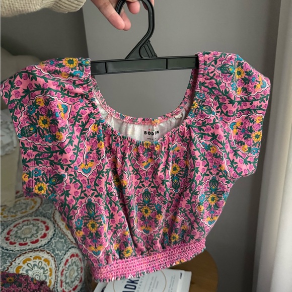 Mini Boden Pink and Purple Floral Kids Matching Set - girls 8-9Y - Picture 9 of 11